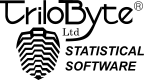 TriloByte statistical software